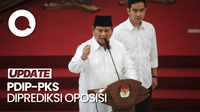 Bos PPI Prediksi PDIP-PKS Berada di Luar Koalisi Prabowo