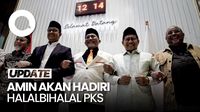 PKS Undang Prabowo-Gibran Halalbihalal, AMIN Rencananya Juga Hadir