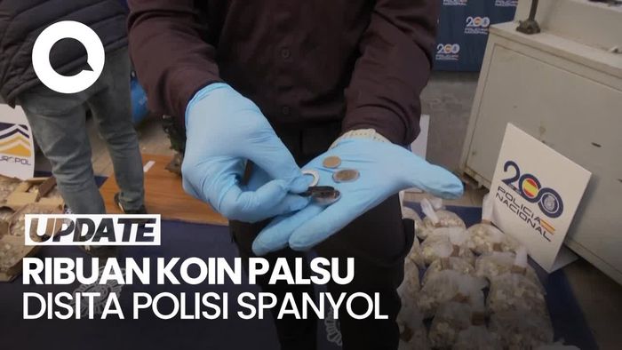 Polisi Spanyol Sita Ratusan Ribu Koin Palsu, Terbesar dalam Sejarah!
