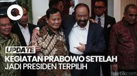 Sederet Kegiatan Prabowo di Hari ke-2 Setelah Jadi Presiden Terpilih