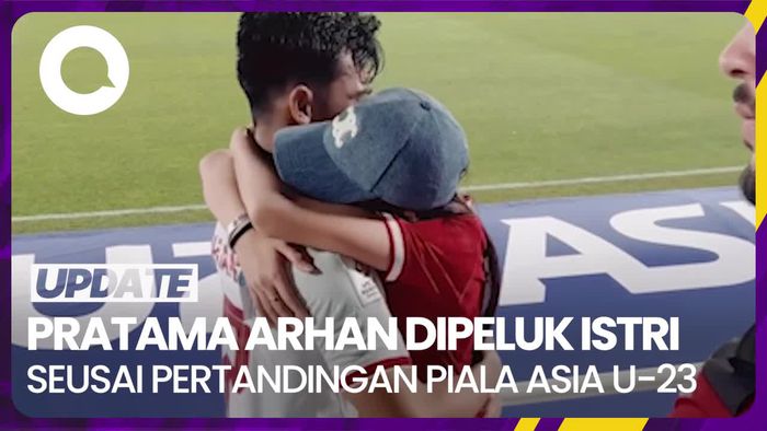 Pelukan Hangat Azizah Salsha untuk Arhan Seusai Indonesia Kalahkan Korsel