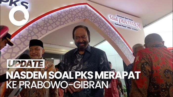 Surya Paloh Sambut Baik Bila PKS Merapat ke Prabowo-Gibran