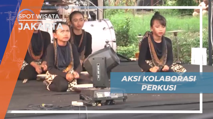 Menikmati Pertunjukan Aksi Kolaborasi Perkusi di Taman Ismail Marzuki, Jakarta