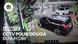 Rekaman CCTV Polisi Manado Diduga Bunuh Diri dalam Alphard hingga Tabrak Mobil