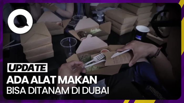 Terobosan Startup Dubai Ciptakan Alat Makan yang Bisa Ditanam