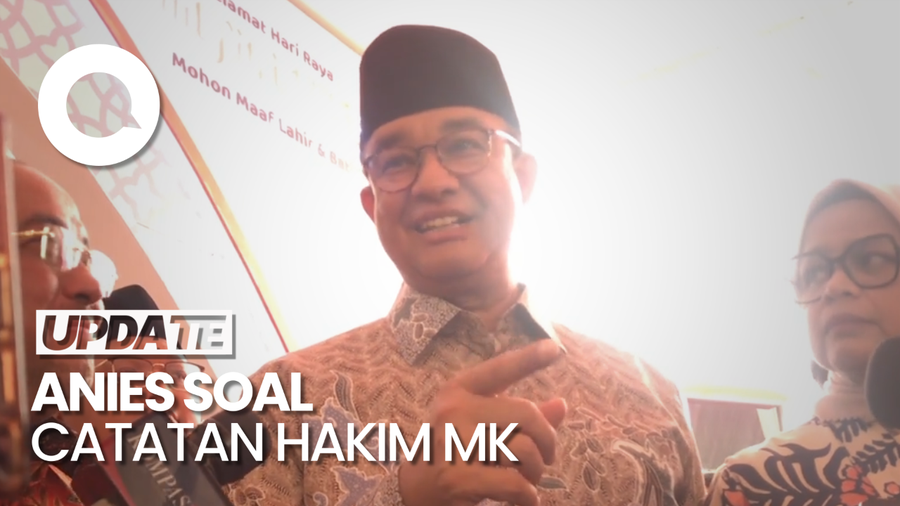 Anies Ingatkan Agar Catatan Hakim MK soal Pilpres Harus Jadi Bahan Koreksi