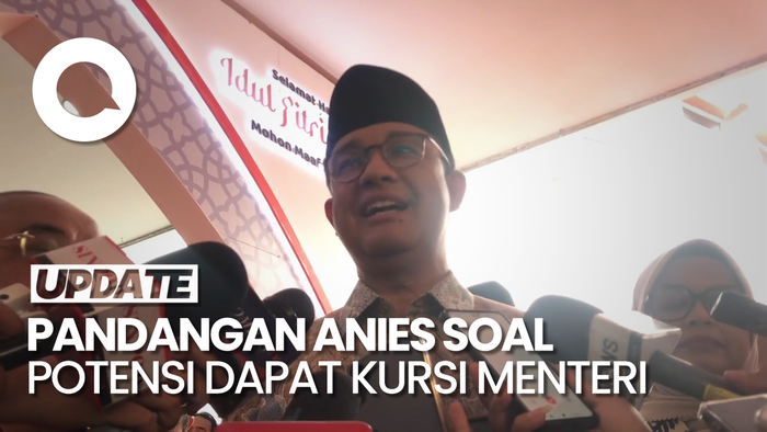 Anies Ogah Berandai-andai soal Kursi Menteri: Meneruskan Gagasan Perubahan