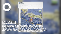 Gempa M 6,5 Terjadi di Barat Daya Garut, Terasa Hingga Jakarta