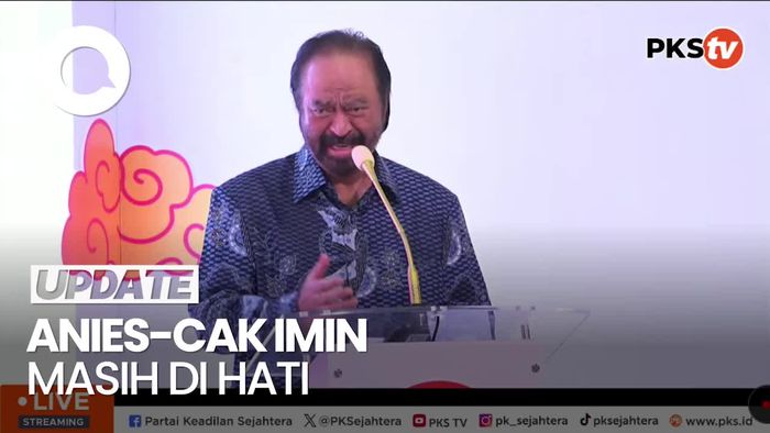 Surya Paloh Sapa Anies-Cak Imin di Halalbihalal PKS: Sampai Hari Ini Masih di Hati Kita