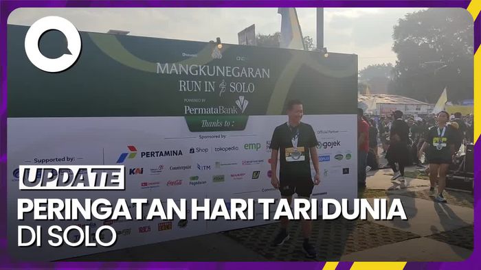 Keseruan Peringatan Hari Tari Dunia di Solo, Ikut Maraton hingga Flashmob