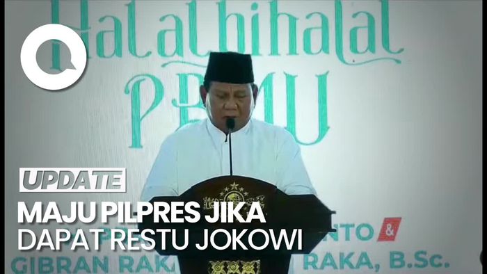 Cerita Prabowo soal Maju Pilpres Karena Restu-Dukungan Jokowi