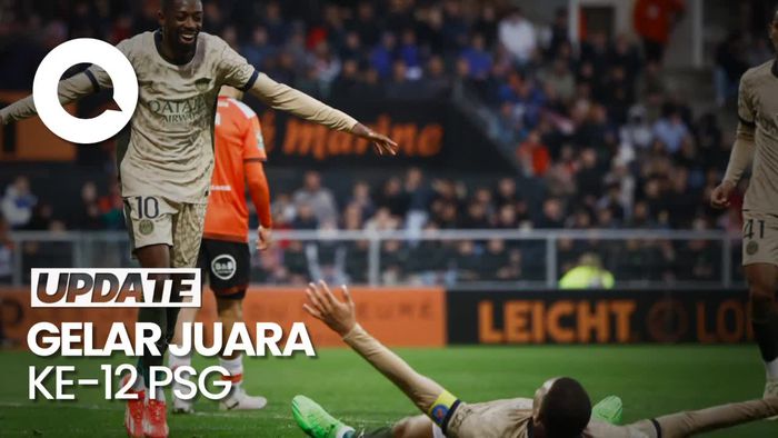 PSG Juara Liga Prancis 2023/2024!