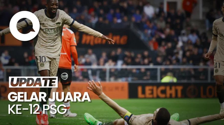PSG Juara Liga Prancis 2023/2024!