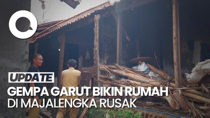 Belasan Rumah di Majalengka Terdampak Gempa Garut, 1 Rumah Rusak Parah!