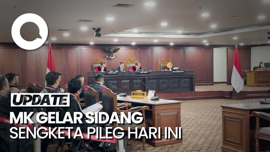 MK Mulai Sidang Sengketa Pileg 2024 Hari Ini dengan 3 Panel