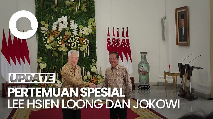 Pertemuan Spesial PM Singapura dan Jokowi Jelang Pensiun