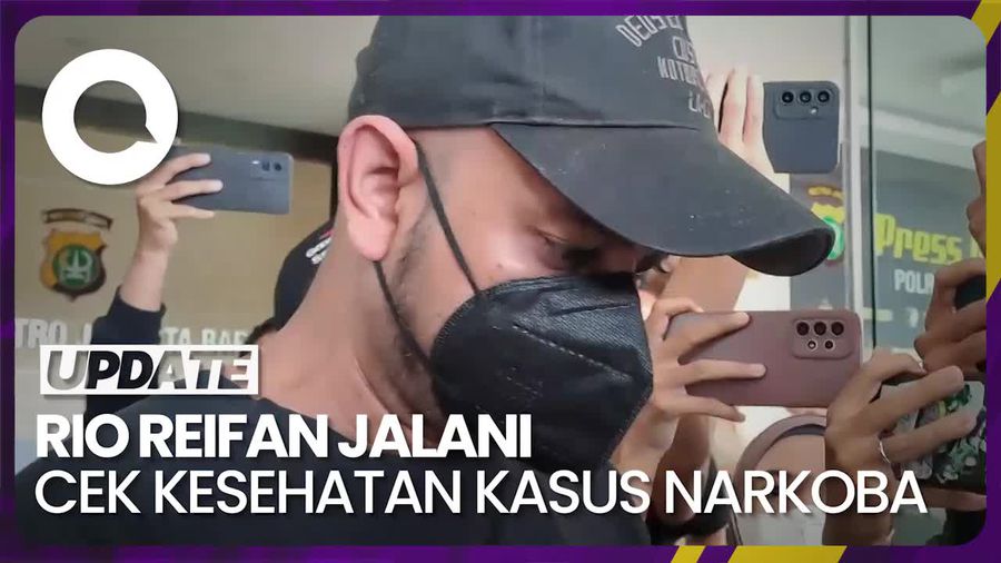 Rio Reifan Jalani Pemeriksaan Kesehatan Kasus Penyalahgunaan Narkoba