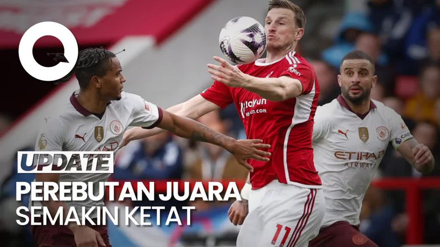 Nottingham Vs Man City: The Citizens Menang 2-0, Kini Kejar Arsenal