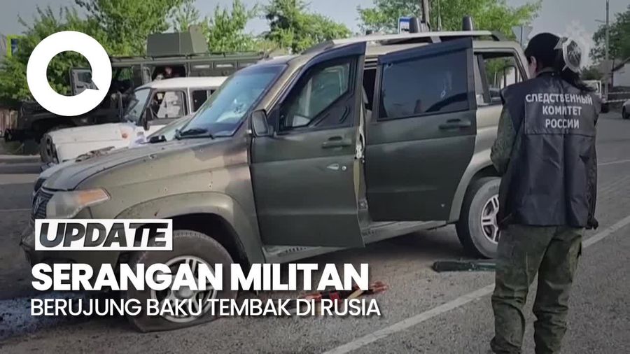 Kelompok Bersenjata Serang Pos Polisi di Rusia, 7 Orang Tewas-4 Luka