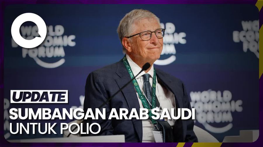 Bill Gates Sambut Janji Donasi Arab Saudi Perangi Polio