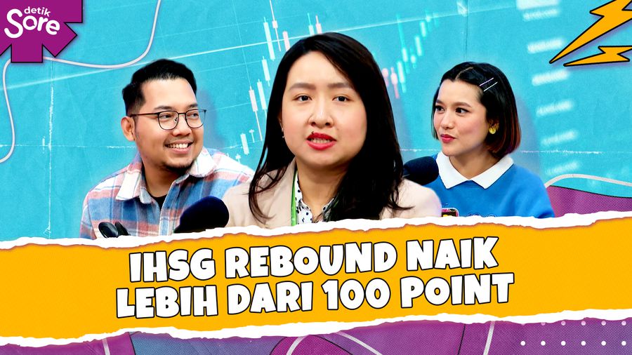 IHSG Rebound Naik Lebih Dari 100 Point