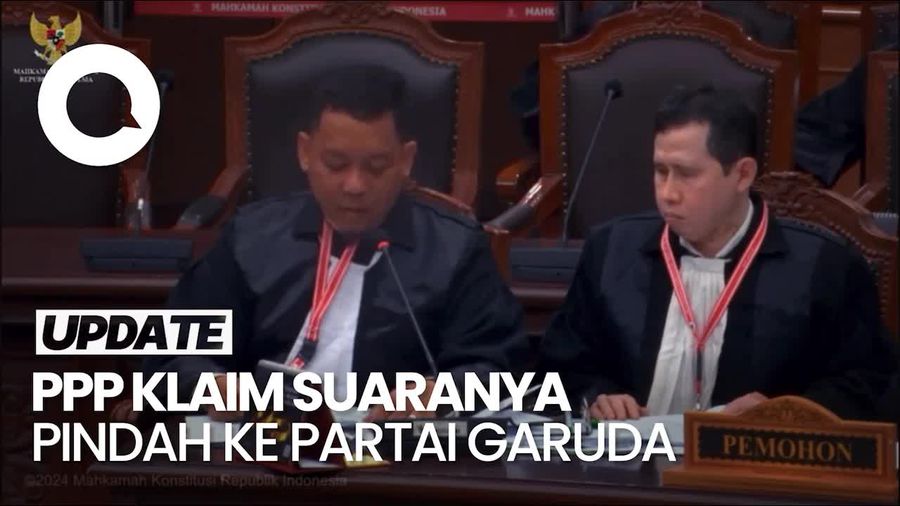 Sidang Sengketa Pileg, PPP Klaim Ada Perpindahan Suara ke Partai Garuda