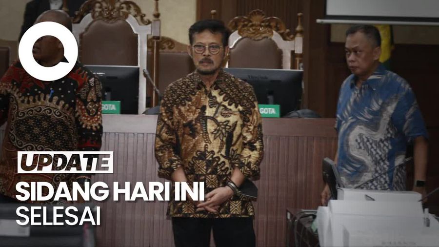 Hakim Tunda Sidang Gegara SYL Diare, Dilanjut 6 Mei Mendatang