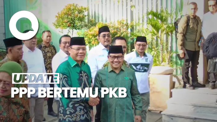 Mardiono dan Elite PPP Sambangi Markas PKB, Disambut Cak Imin
