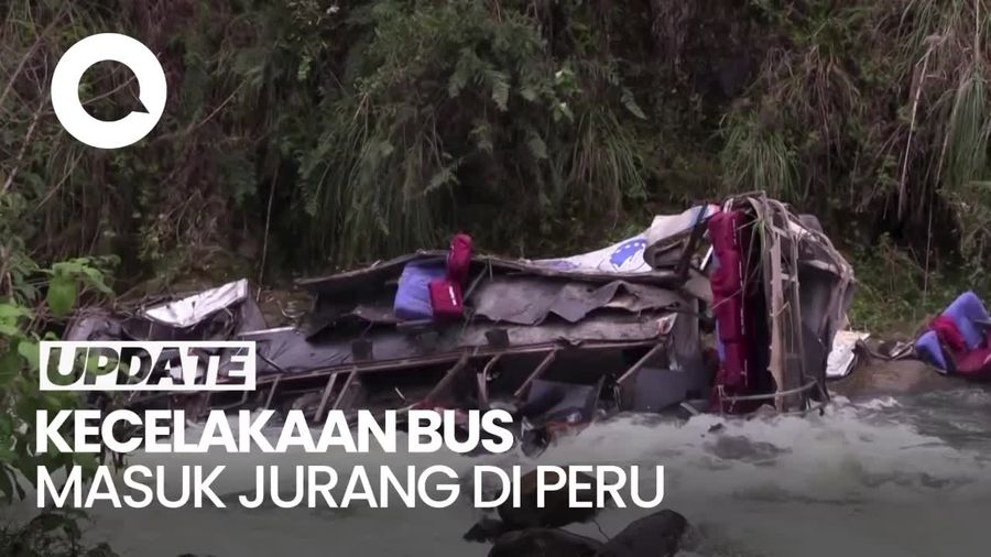 Bus Terbalik Dan Jatuh ke Sungai di Peru, 25 Orang Tewas-13 Luka