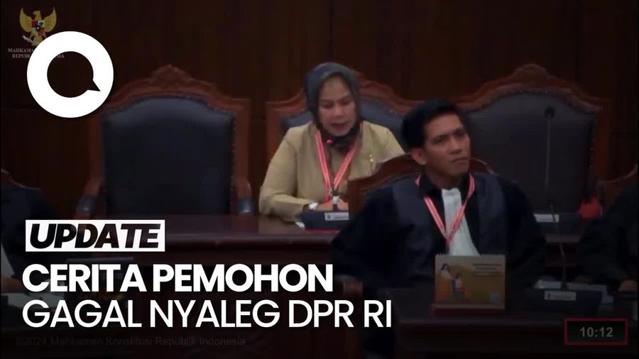 Momen Caleg Gerindra Curhat 3 Kali Gagal Lolos DPR di Sidang MK