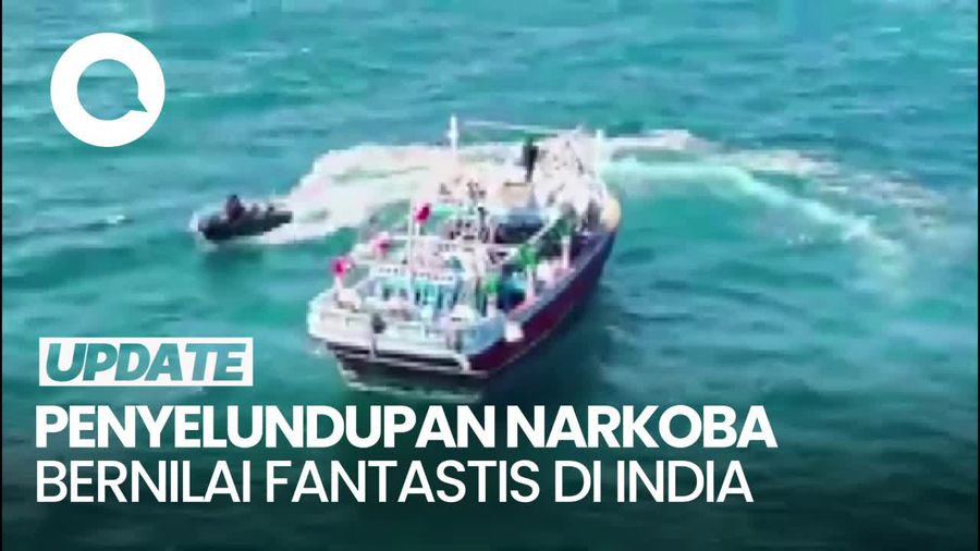 Pihak Berwenang India Sita Narkoba Senilai Rp 1,1 T dari Kapal Pakistan