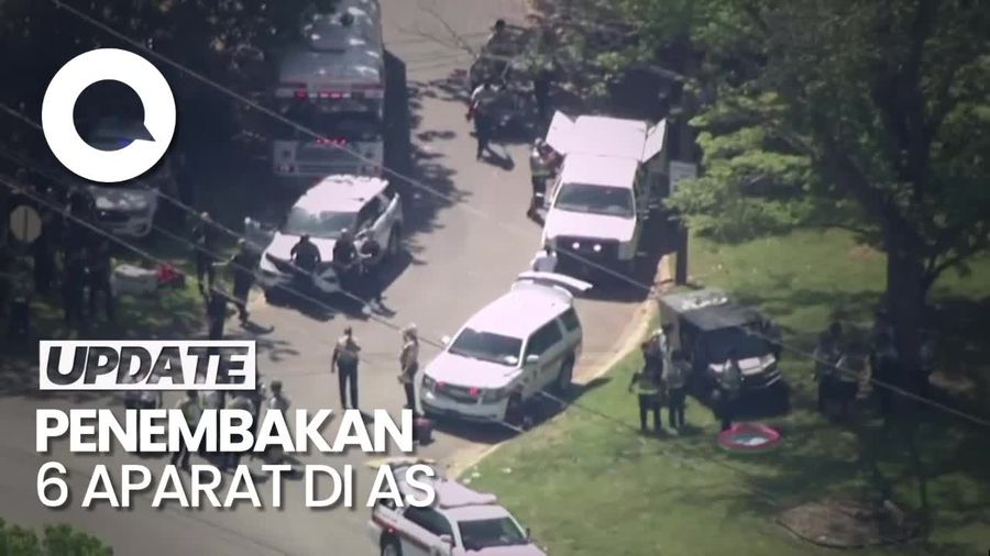 Penembakan 6 Aparat Penegak Hukum di AS, Pelaku Tewas