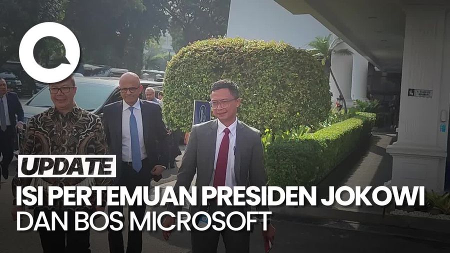 Bertemu Jokowi, Bos Microsoft Akan Investasi AI hingga Pusat Riset
