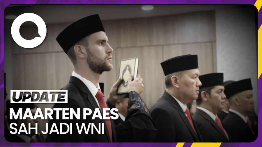 Potret Maarten Paes Disumpah Jadi WNI