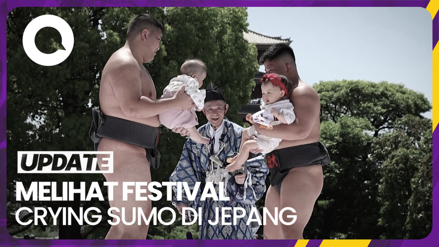 Tangisan Bayi-bayi di Festival Crying Sumo Jepang