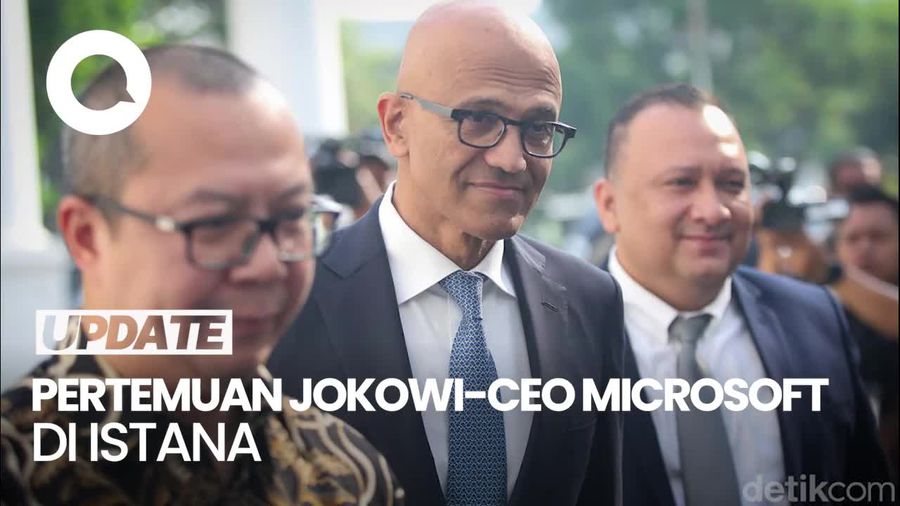 Presiden Jokowi Bertemu CEO Microsoft di Istana Pagi Ini
