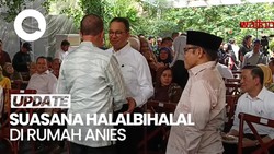 Cak Imin hingga Ahmad Syaikhu Hadiri Halalbihalal di Rumah Anies