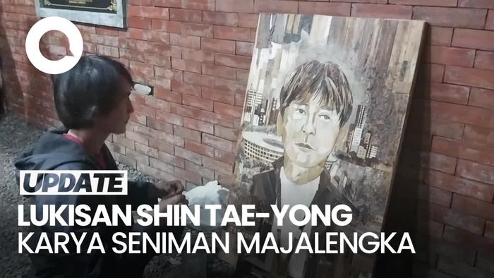 Melihat Lukisan Shin Tae-yong dari Pelepah Pisang Karya Seniman Majalengka