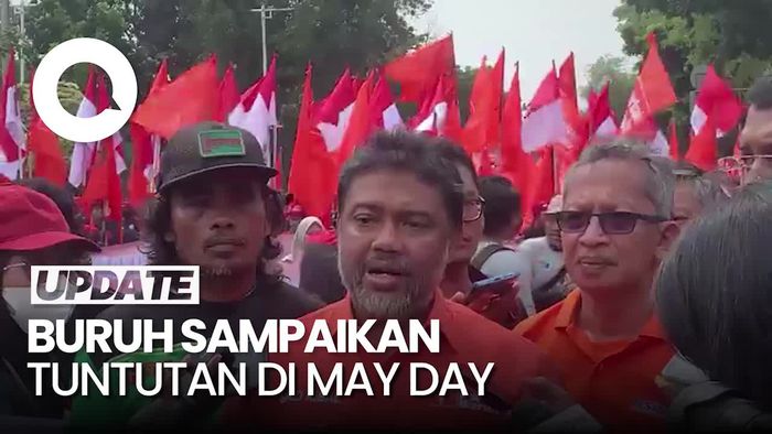 Tuntutan Buruh di May Day: Cabut UU Ciptaker-Tolak Upah Murah
