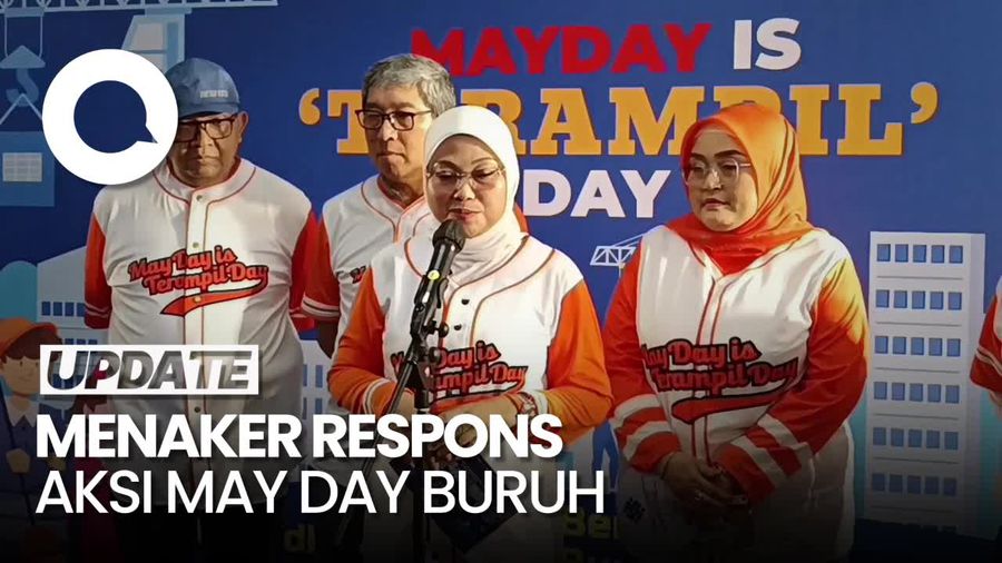 Buruh Tolak Upah Murah-PHK Sepihak di Aksi May Day, Ini Kata Menaker