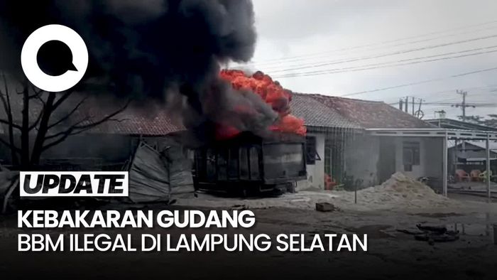 Gudang BBM Ilegal di Lampung Selatan Kebakaran, Penyebab Diselidiki
