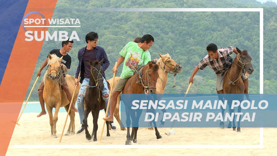 Menikmati Keseruan Bermain Polo Berkuda di Tepi Pantai Tarimbang, Sumba