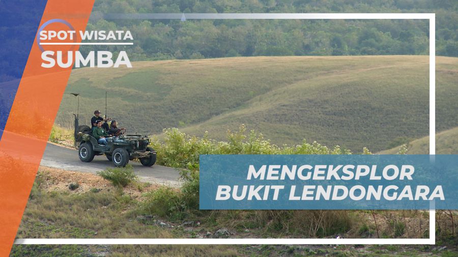 Mengeksplorasi Perpaduan View Perbukitan dan Perkotaan dari Bukit Lendongara, Sumba