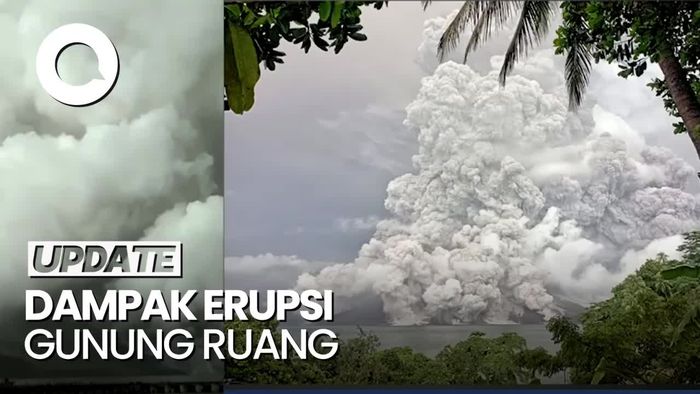 Sederet Dampak Erupsi Gunung Ruang