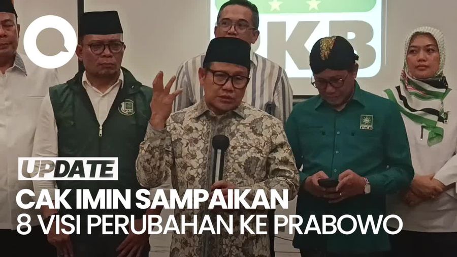Sampaikan 8 Visi ke Prabowo, Cak Imin: Kalau Nggak Ada Perubahan, Kolaps
