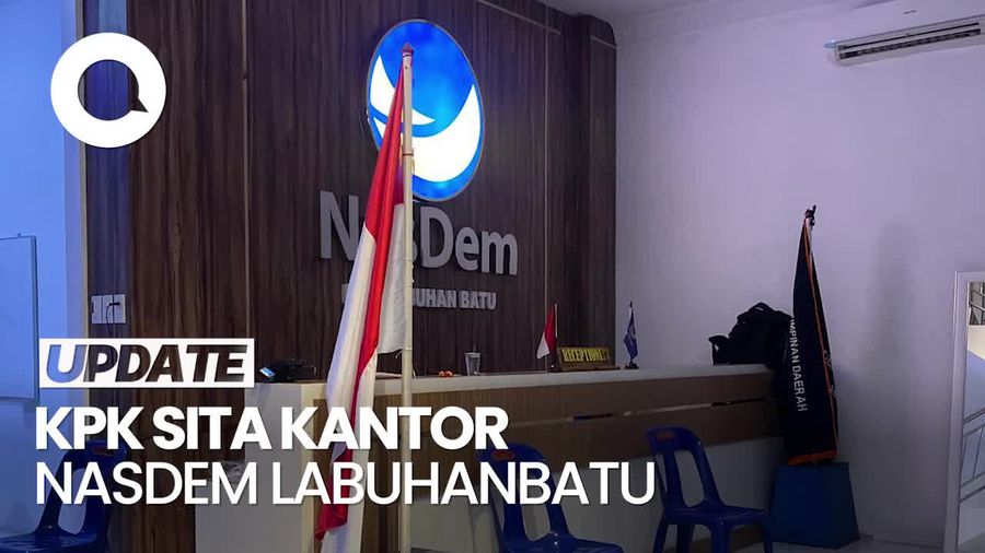 KPK Sita Kantor NasDem Labuhanbatu Terkait Kasus Bupati Erik