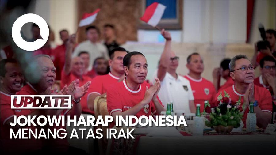 Jokowi Bakal Nonton Indonesia Vs Irak di Kamar: Menang, InsyaAllah