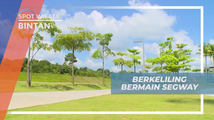 Berkeliling Kawasan Resort Dengan Kendaraan Listrik, Bintan
