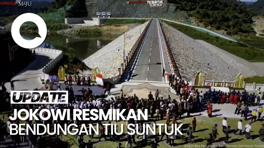 Jokowi Resmikan Bendungan Tiu Suntuk di NTB, Telan Anggaran Rp 1,4 T 