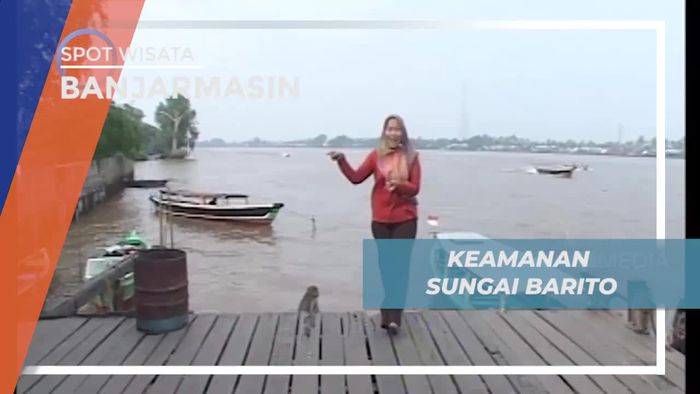 Patroli Rutin Untuk Keamanan Sungai Barito Banjarmasin 